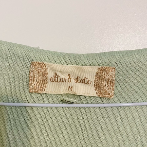 Altar’d State Mint Green Short Babydoll Swing Dot Dress - Picture 3 of 3